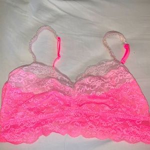 Pink Victoria's Secret Bralette (L)
